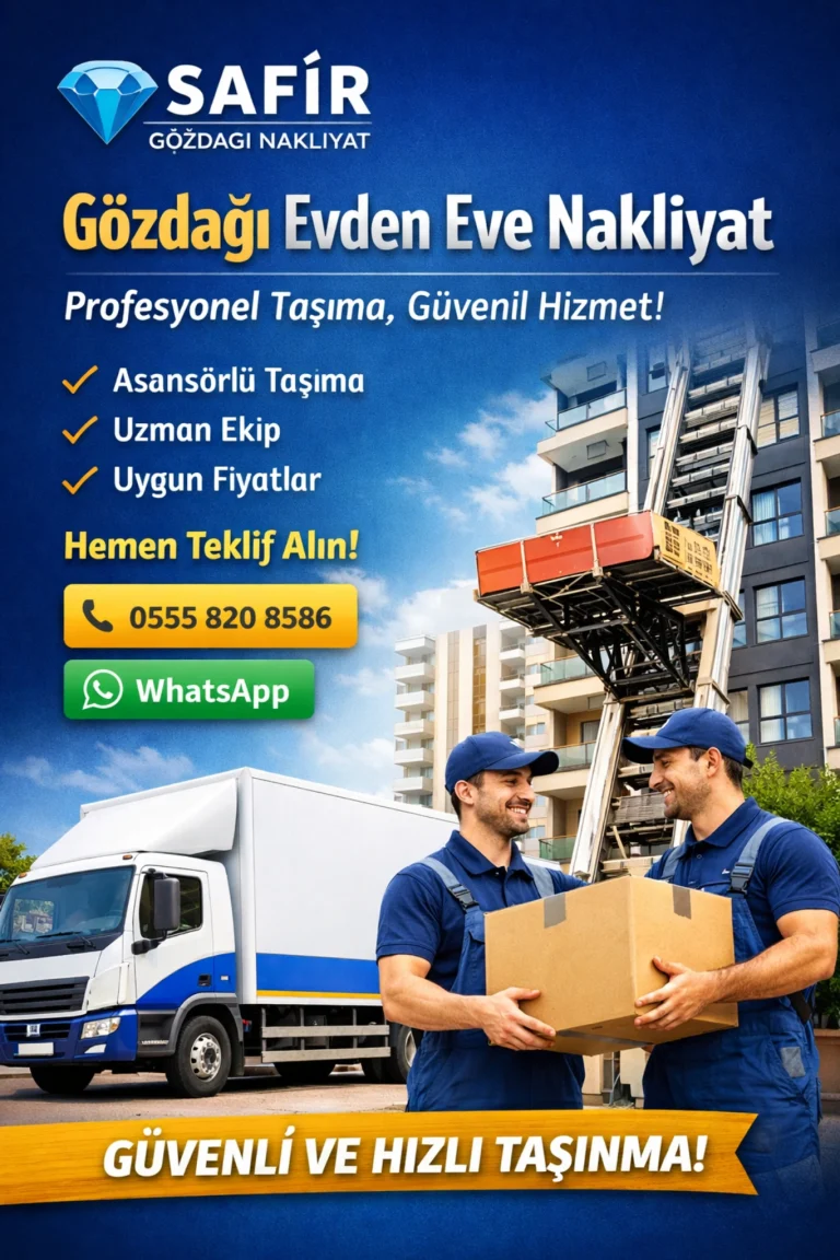 Gözdağı Evden Eve Nakliyat